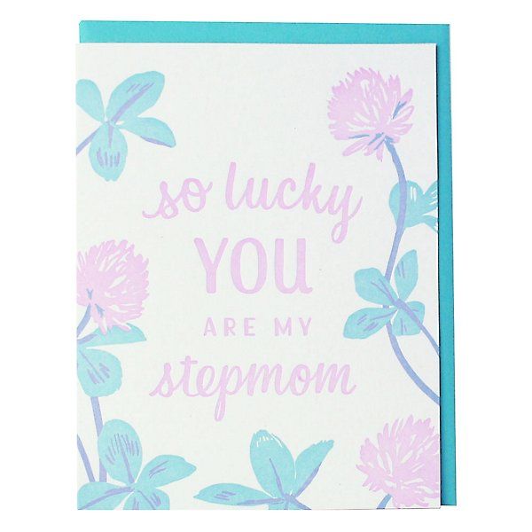 So Lucky Stepmom Mother's Day Card