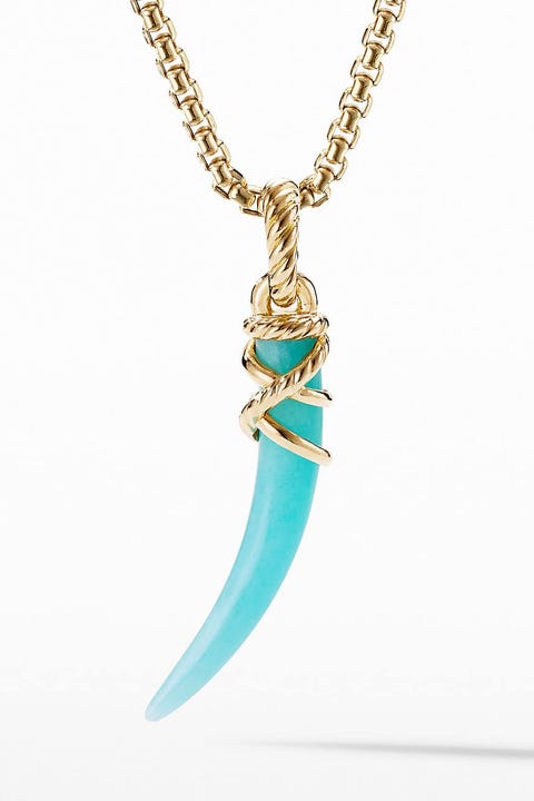 The Best Charm Jewels To Wear 2021 Bracelets And Necklaces - Tusk Charm Pendant Necklace