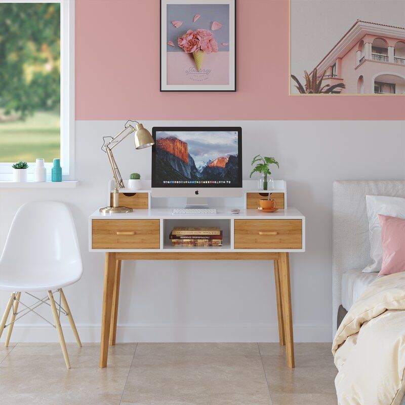25 Best Desks For Small Spaces, Bedroom With Computer Desk Ideas