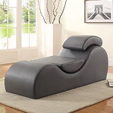 Yoga Faux Leather Chaise