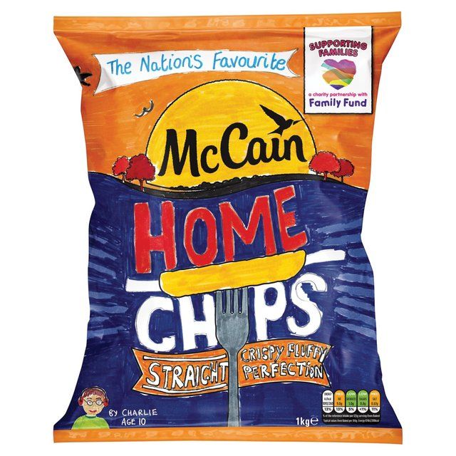 McCain Home Chips Straight Cut Frozen 1kg