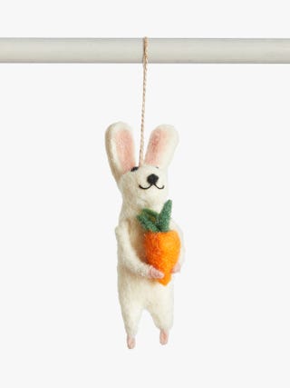 John Lewis & Partners Felt Mouse & Carrot Easter Tree Decoration