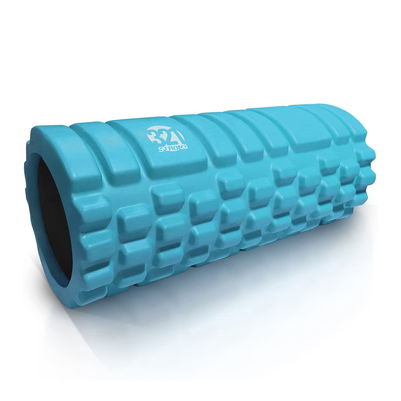 Extra Firm High Density Deep Tissue Massager with Spinal Channel 321 STRONG Foam Roller 
