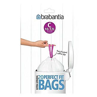 20 Brabantia PerfectFit Drawstring Bin Bags 12L