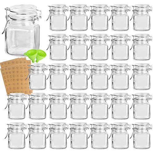 Details about   Small Glass Jar 3" Herb Spice Jars Stash Container Airtight Odorless Made in USA 