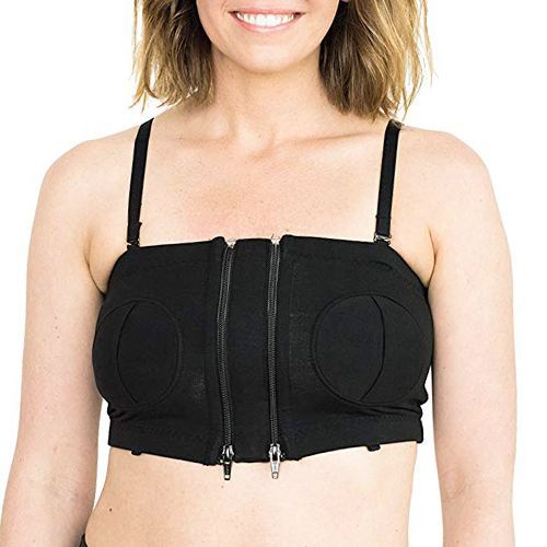 Lansinoh Simple Wishes Hands Free Breast Pump Bustier Bra XS-L New