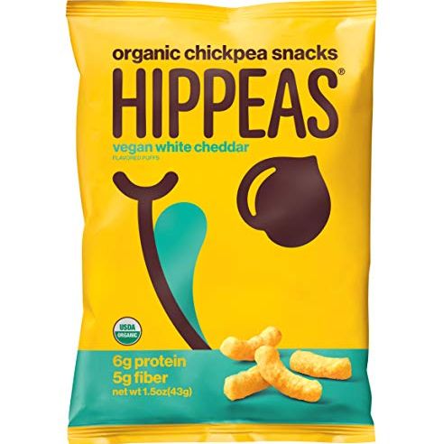 Organic Chickpea Snacks Vegan White Cheddar
