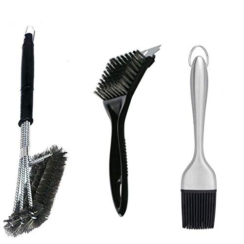 Set of 3 BBQ Grill Brushes