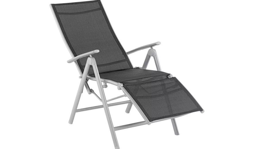 Home metal discount folding sun lounger