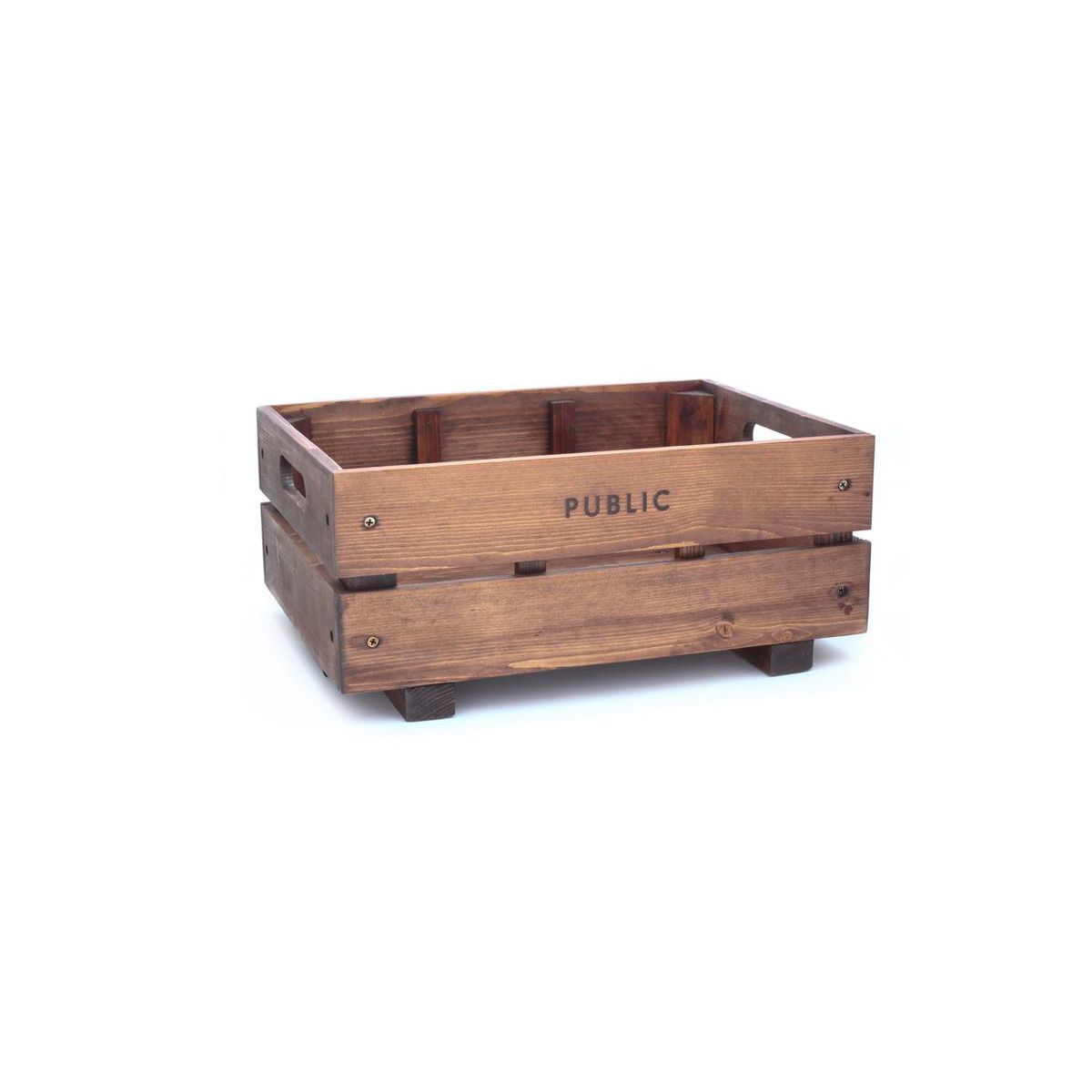 Public Wooden Crate