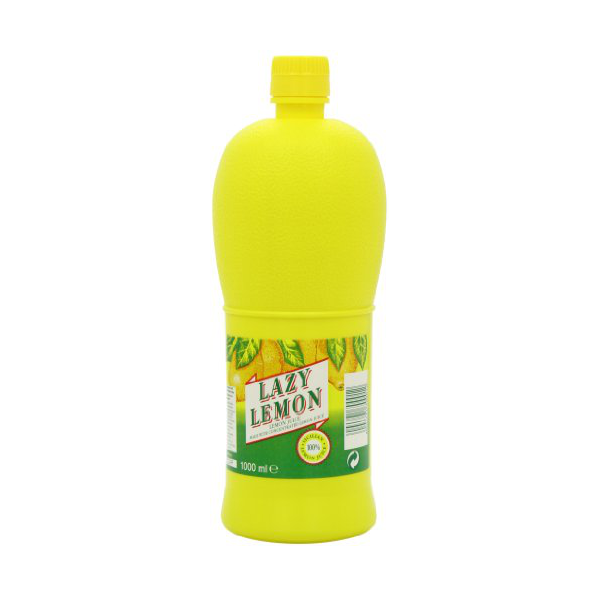 Lazy Lemon Juice for cleaning1 Litre (Pack of 6)