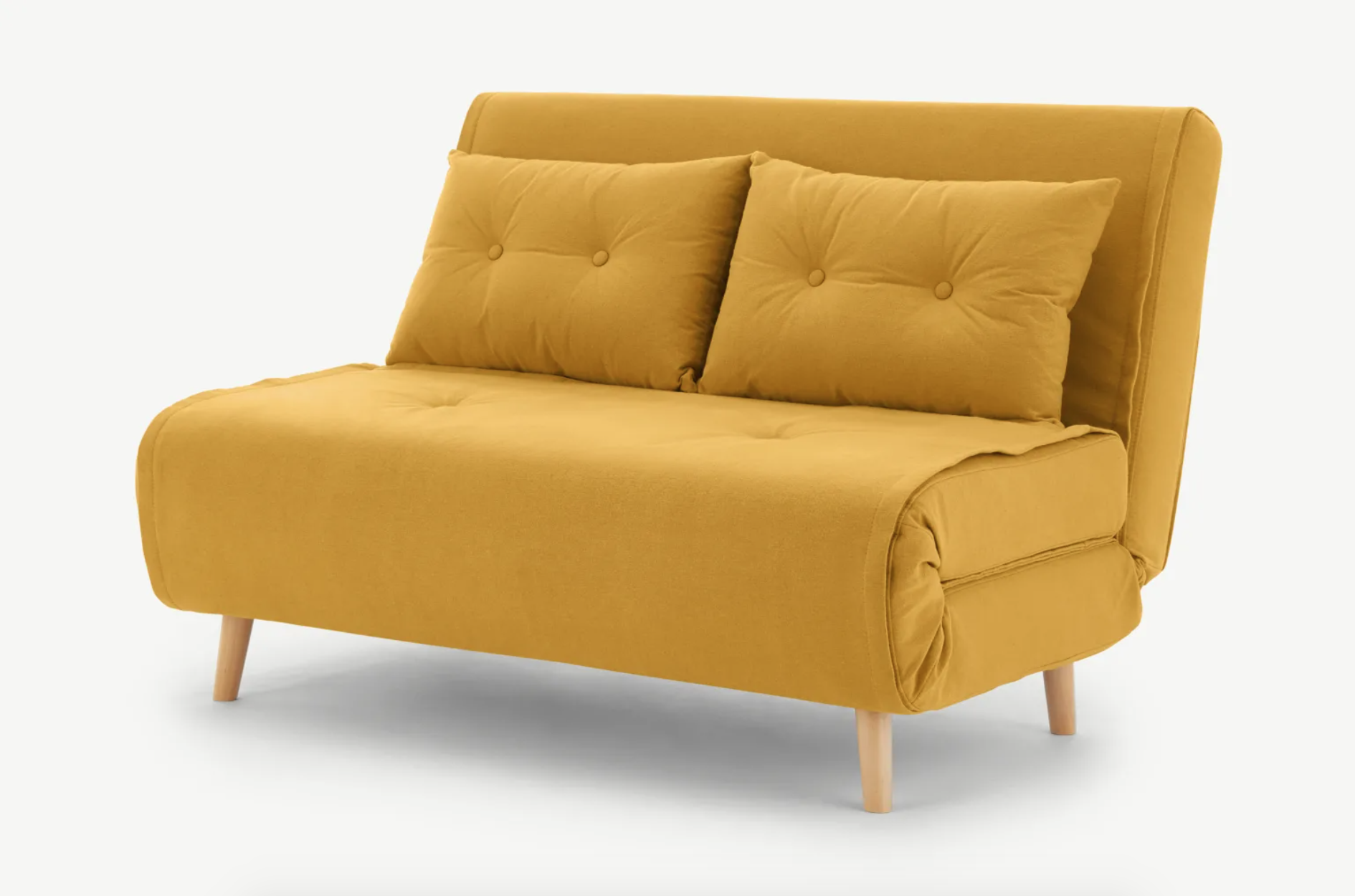 Маленький диван. Маленький диванчик. Диван желтый раскладной. Компактный диванчик.