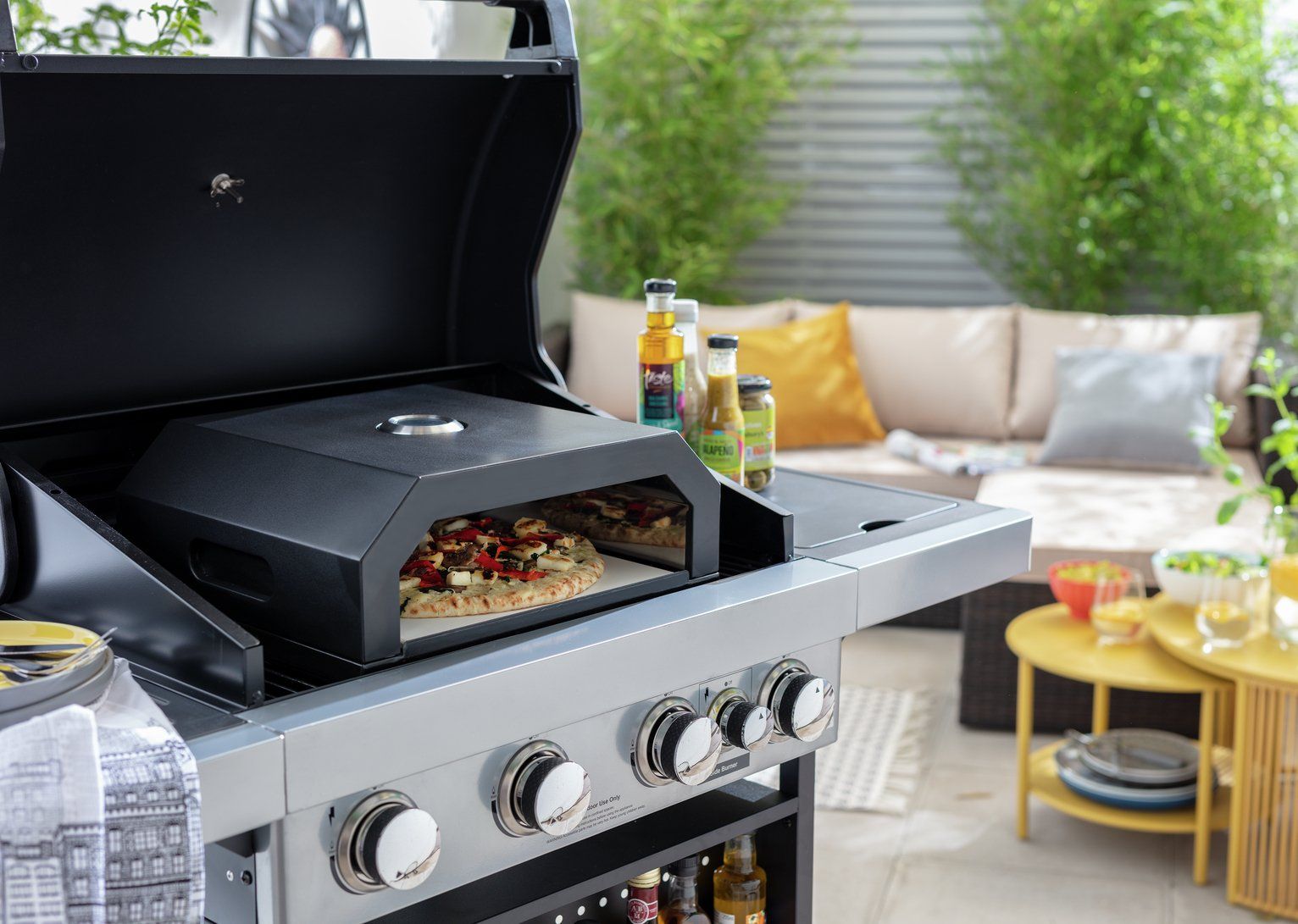 argos charcoal pizza oven