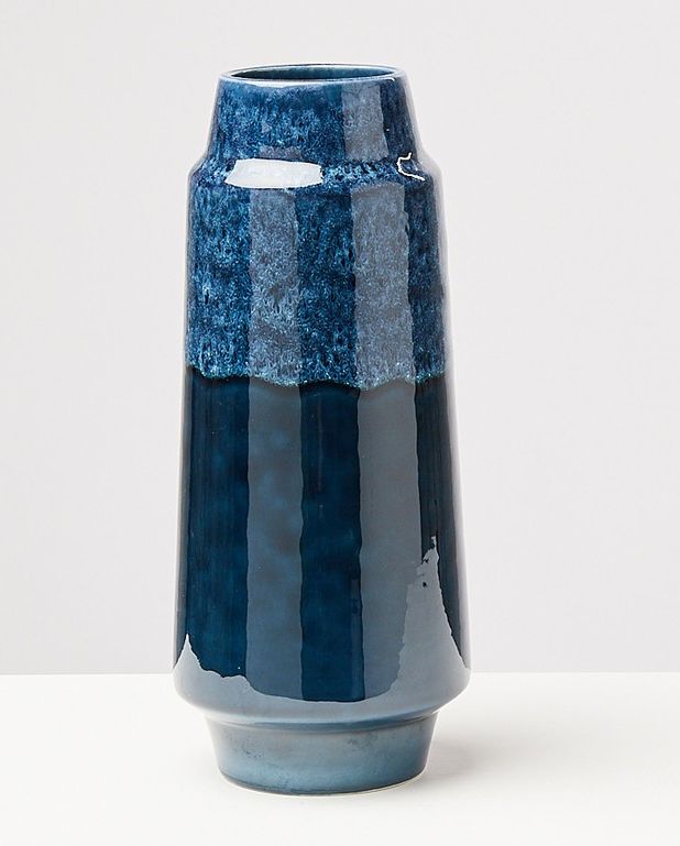 Lirio Blue Ceramic Vase