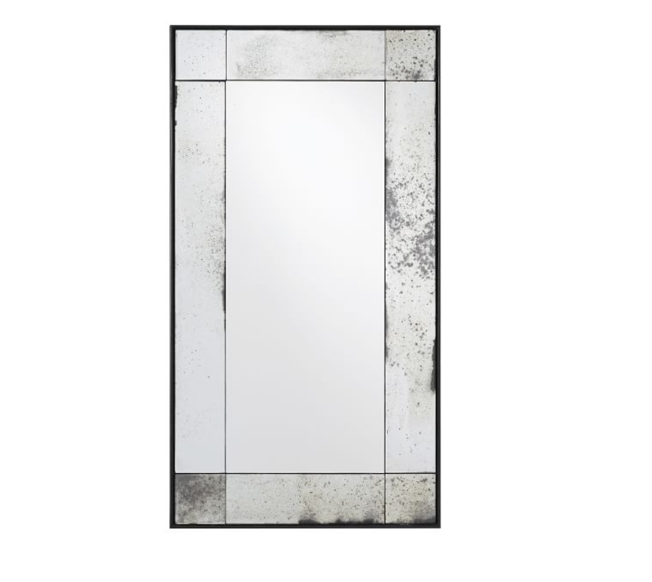 Antiqued Glass Wall Mirror