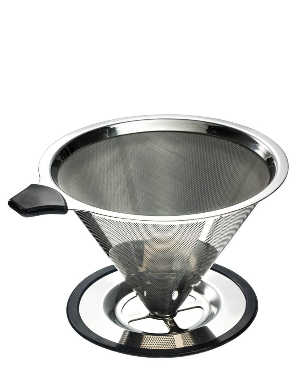 Yitelle Stainless Steel Pour Over Coffee Cone Dripper