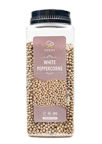 Soeos Premium Whole White Peppercorns 