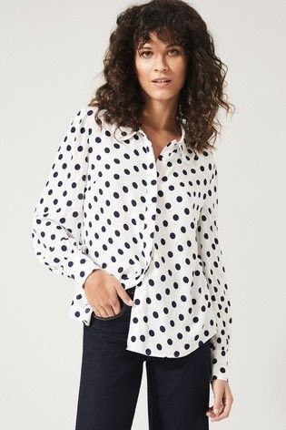 next polka dot blouse