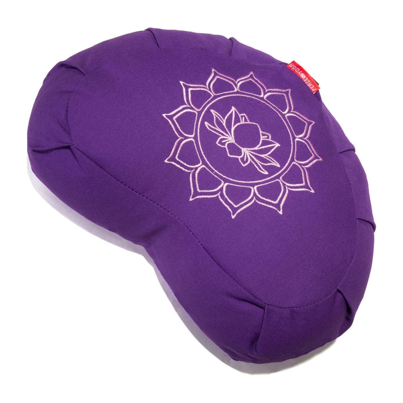 Purple Friends of Meditation Up and Down Floor Cushion for Yoga and Meditation 