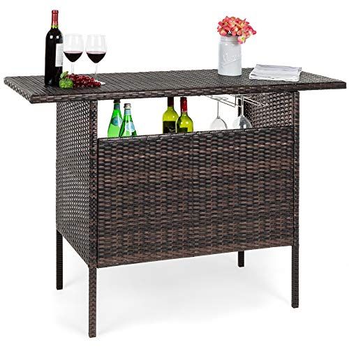 The Best Outdoor Bars For Summer 2021, Outdoor Wicker Buffet Table