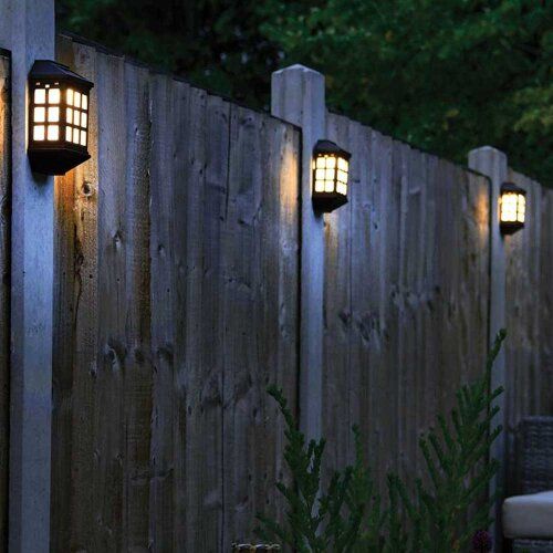 Solar Fence Lights: 12 Garden Fence Solar Lights Buy Now