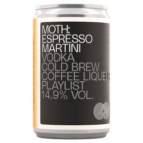 MOTH Espresso Martini, 14.9% ABV, 12.5cl