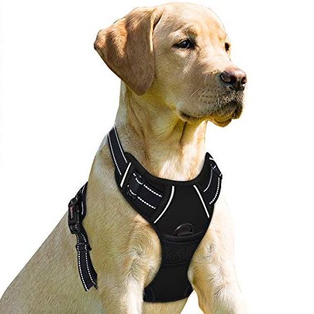 BARKBAY Front Clip Reflective Dog Harness 