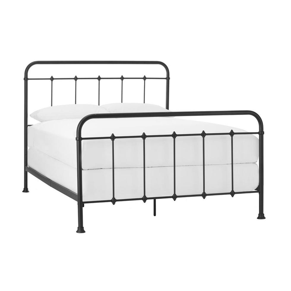 Dorley Farmhouse Black Metal Queen Bed Dorley Farmhouse Black Metal Queen Bed