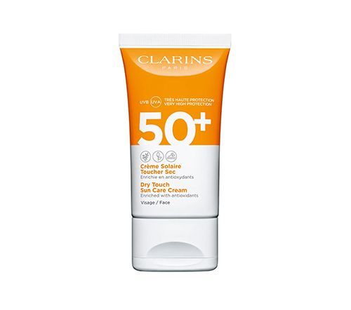 La crema solare viso SPF 50+ anti-lucidità