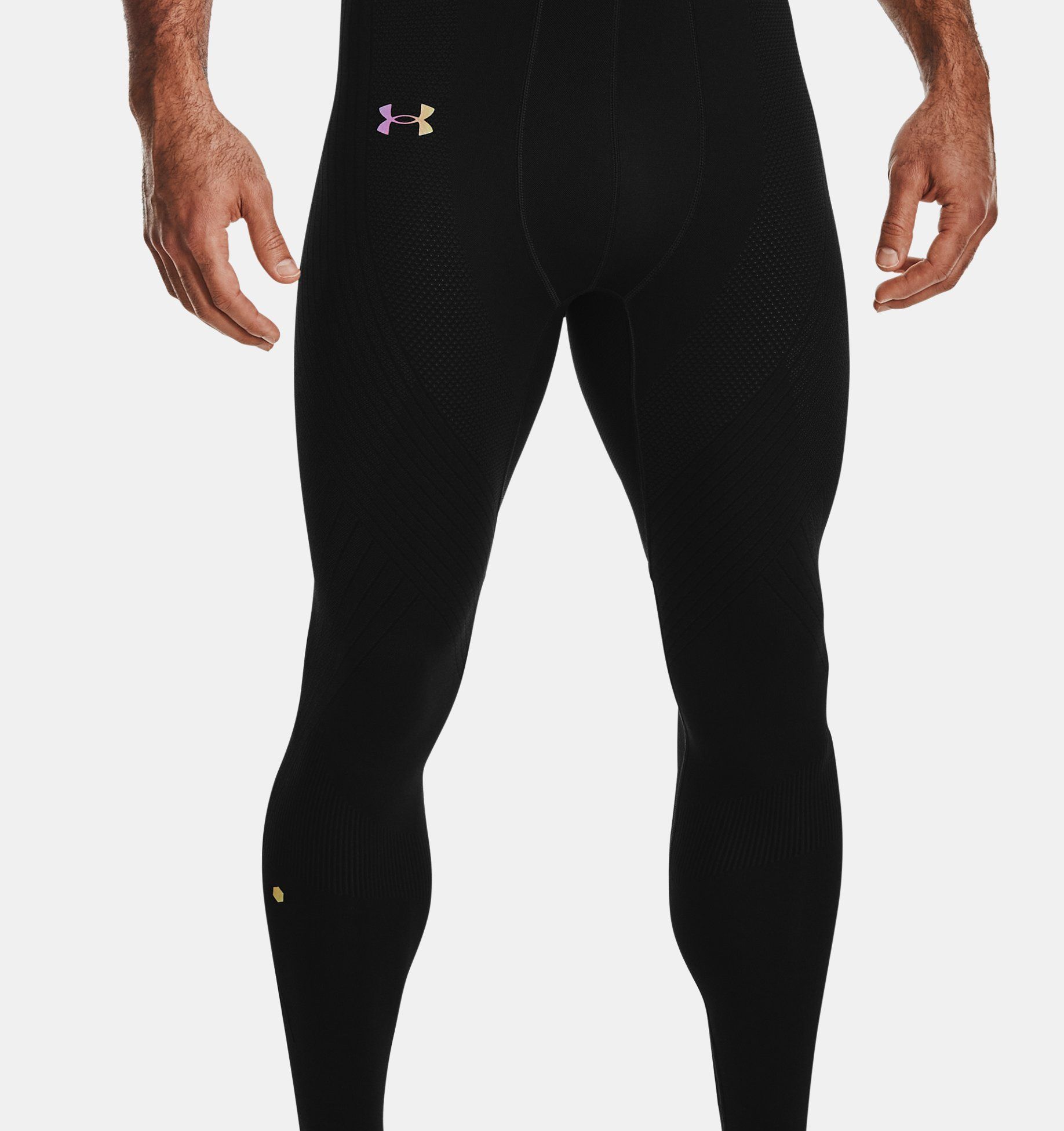 Runhit 3/4 Compression Pants Men with Pockets,Workout Athletic Tights Leggings 
