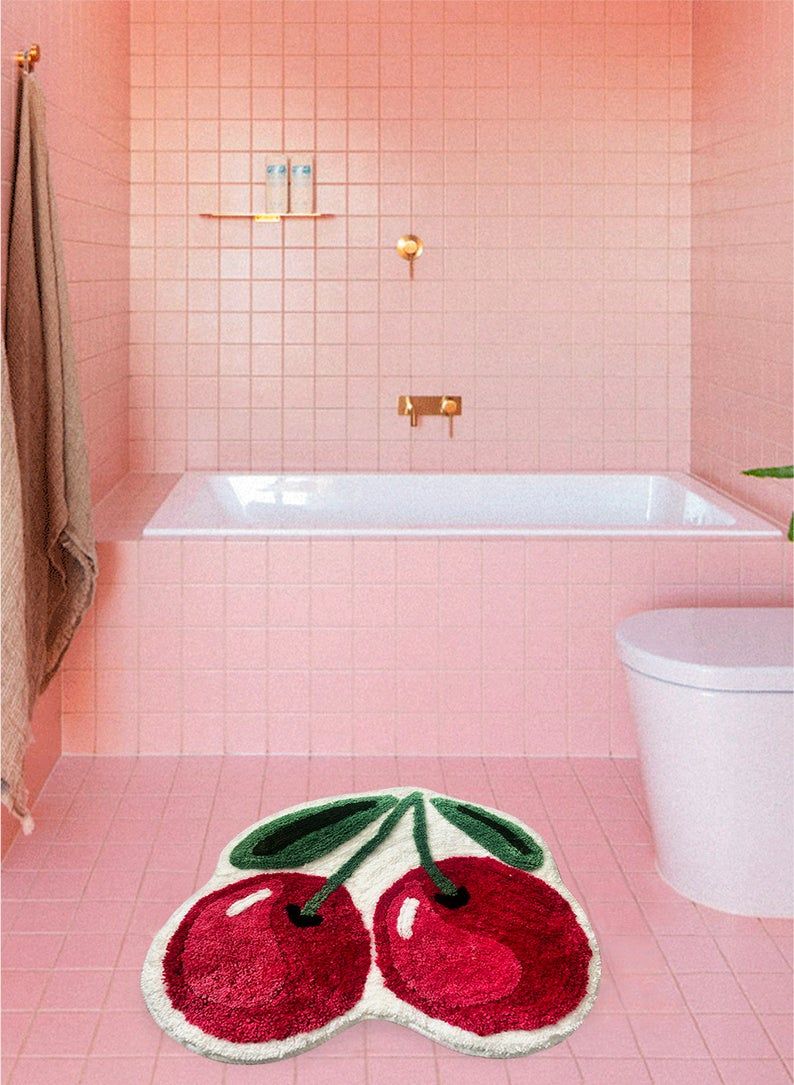 Hello Gorgeous Pink Bath Mat Cute Bathroom Décor Funny Bathroom Accessories  