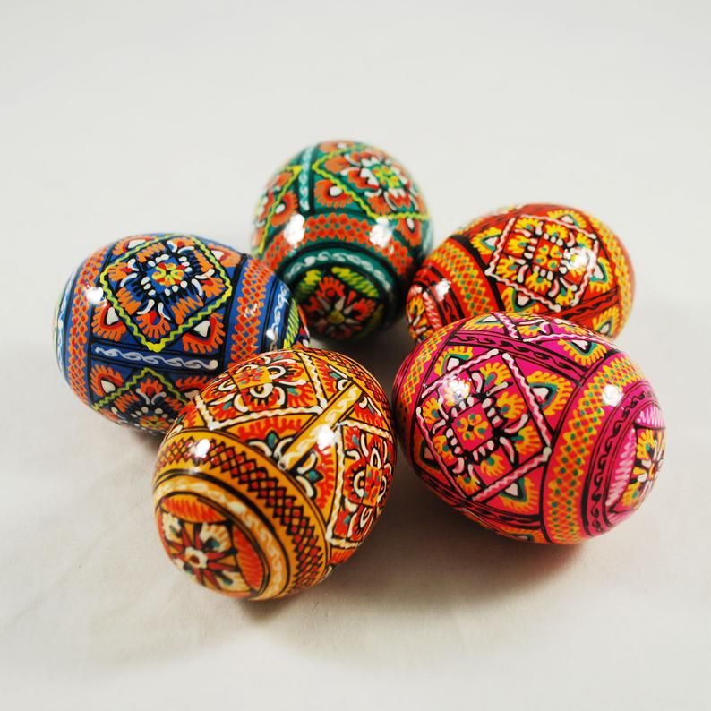 Taditional Pysanky Ornament Eggs (5)