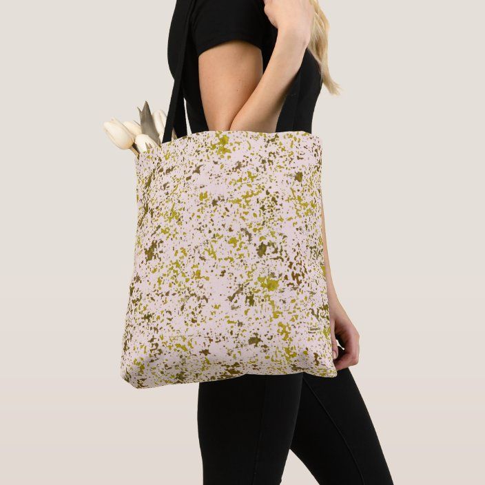 Abstract Paint Splatter Tote Bag