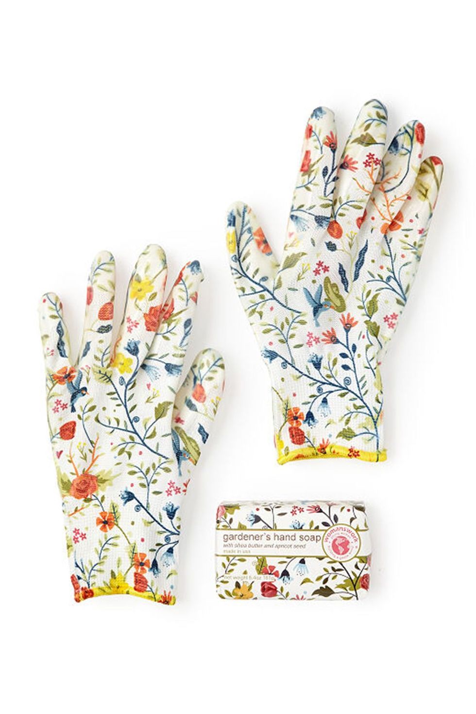 Floral Weeder Glove Gift Set