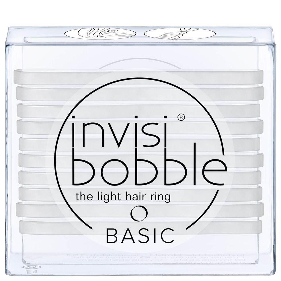 Goma de pelo elástica Basic de invisibobble - Crystal Clear (Pack de 10)