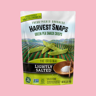 Harvest Snaps Green Pea Snack Crisps, Lightly Salted Harvest Snaps Green Pea Snack Crisps, Lightly Salted