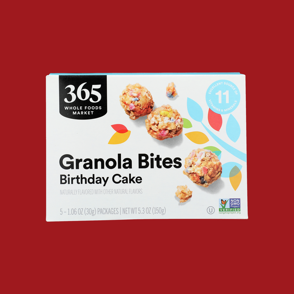 Birthday Cake Granola Bites