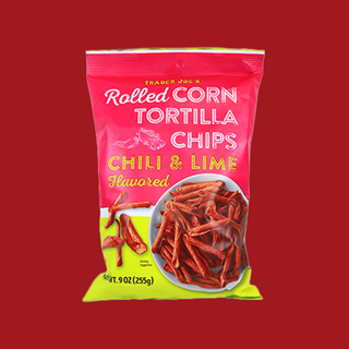 Trader Joe’s Chili and Lime Flavored Rolled Corn Tortilla Chips Trader Joe’s Chili and Lime Flavored Rolled Corn Tortilla Chips