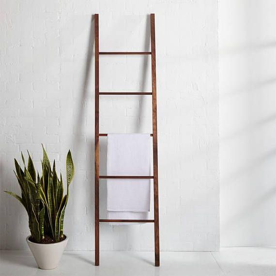 Rustic Towel Ladder