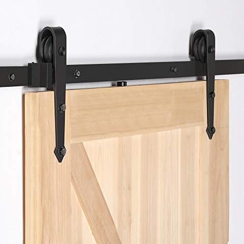 The Best Barn Door Hardware In 2021 Kits Barn Door Hardware Kits, Smartstandard 6 Ft Sliding Barn Door Hardware Kit