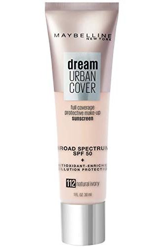 Maybelline Dream Urban Cover Flawless Coverage Foundation Makeup SPF 50