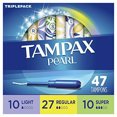 Tampax Pearl Plastic Tampons, Multipack
