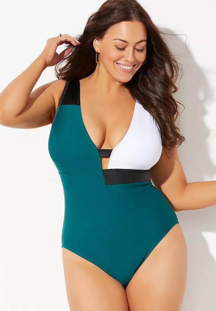 Colorblock One-Piece