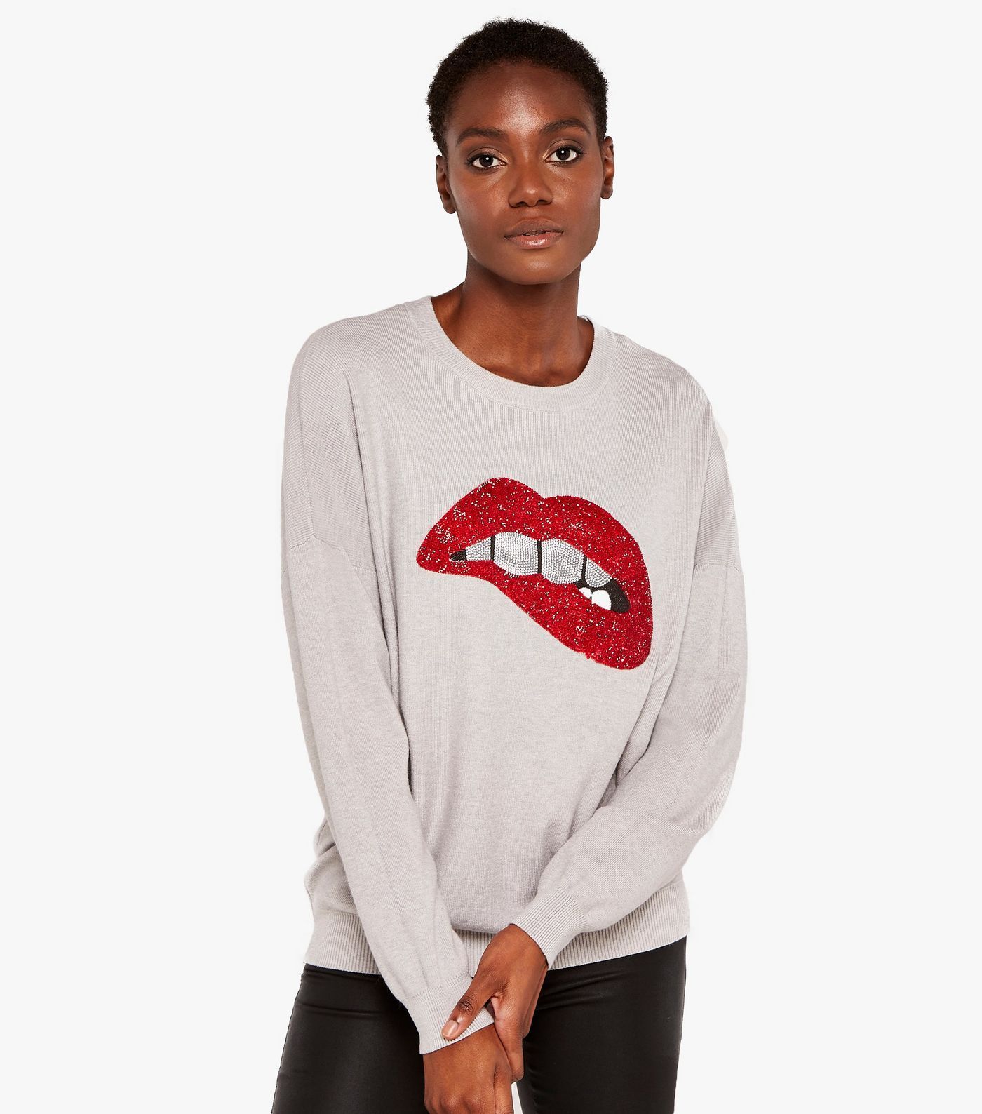 Jumper on sale with lips