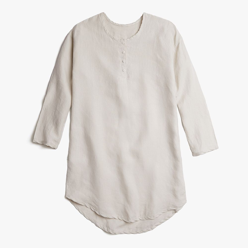 Women’s Linen Sleep Shirt