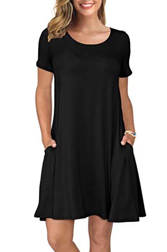 Casual T-Shirt Dress with Pockets