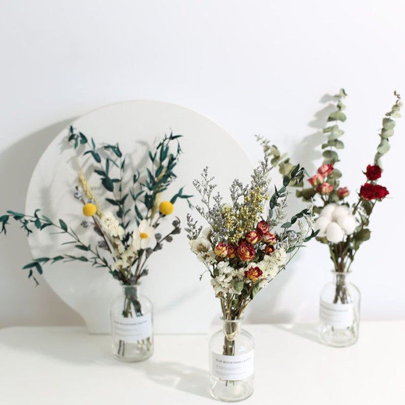 Dried Flowers in Vase 