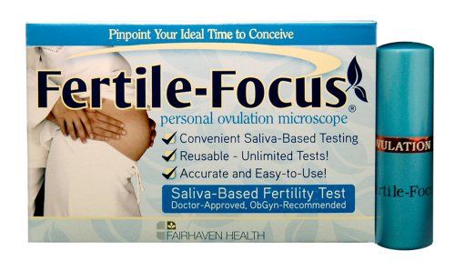 Fairhaven Health Fertil Focus Personal Ovulation Microscope (Doctor Approved, Saliva Based Fertility Test)