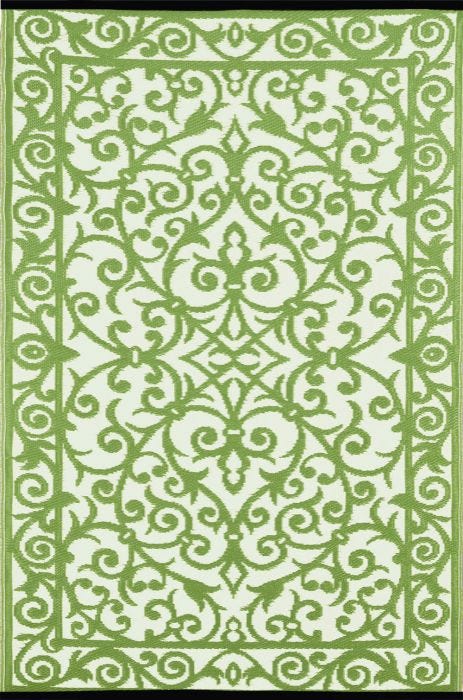 Reversible Outdoor Gala Rug - Herbal Garden / Ivory