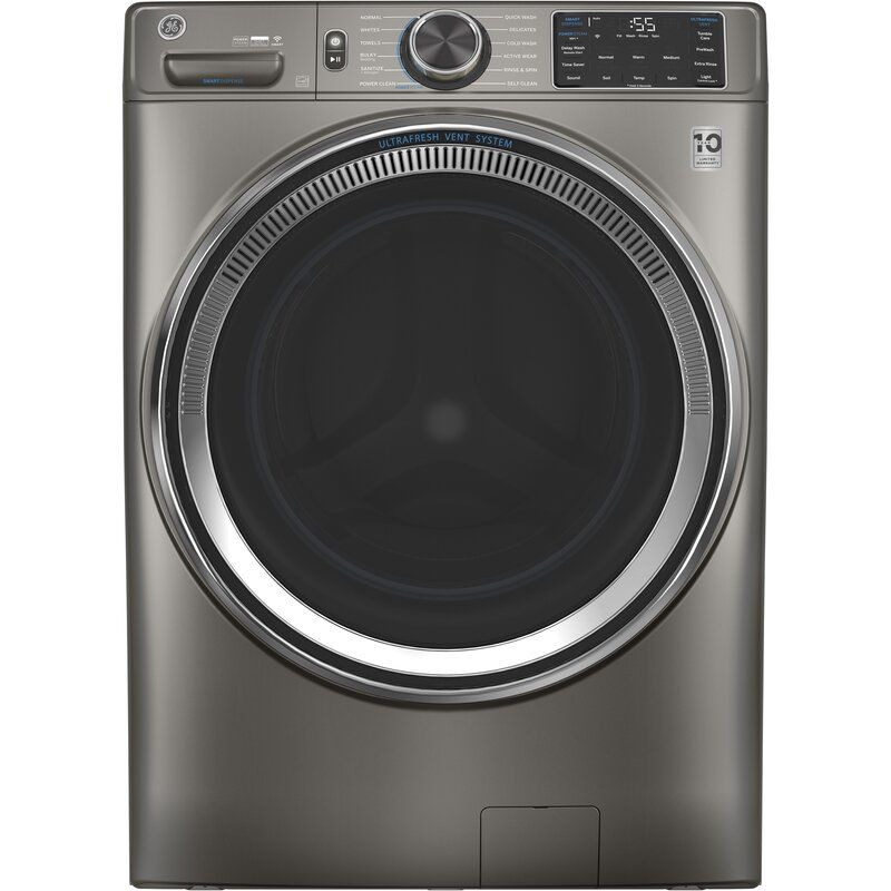 GE Appliances Smart 4.8-Cubic-Foot Energy Star Front-Load Washer